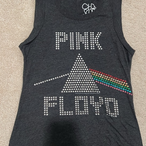 Chaser Pink Floyd Embellished Tank Dress Sz S - Picture 2 of 4